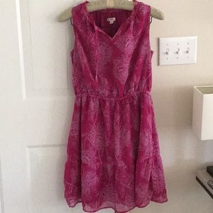 Hot pink dress